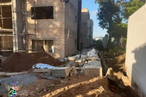 Three killed as wall collapses on construction site in Isipingo