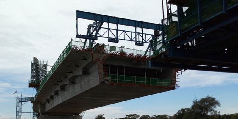 construction of Kazungula Bridge in Zambia halts