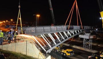 N1 HIGHWAY PEDESTRIAN BRIDGE TO BE READY FOR USE SOON