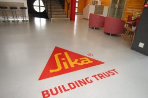 SIKA HEAD OFFICE RECEPTION REVAMPED