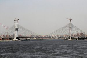 EGYPT'S SISI OPENS HUGE SUSPENSION BRIDGE OVER THE NILE