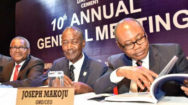 DANGOTE CEMENT TO ATTRACT $700 MILLION AS SHAREHOLDERS APPROVE N272.6B DIVIDEND DANGOTE CEMENT TO ATTRACT $700 MILLION AS SHAREHOLDERS APPROVE N272.6B DIVIDEND