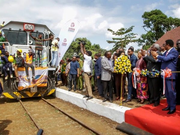 CEMENT TRAINS START ROLLING ON TANGA MOSHI LINE
