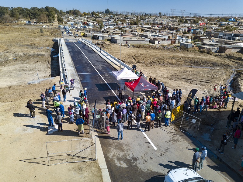 CONSTRUCTION OF JAKALASI BRIDGE IN GAUTENG COMPLETE