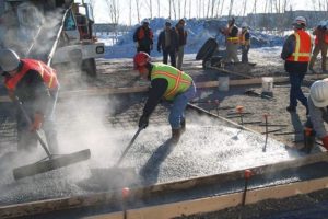 SPECIAL TRAINING FOR CONCRETE WORK IN WINTER
