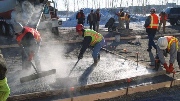 SPECIAL TRAINING FOR CONCRETE WORK IN WINTER SPECIAL TRAINING FOR CONCRETE WORK IN WINTER