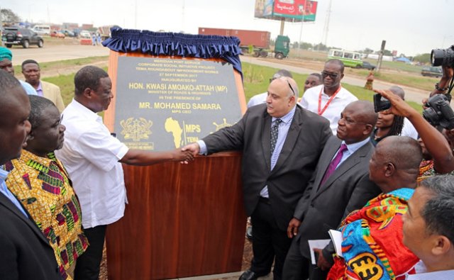 GHANA INAUGURATES COMMUNITY 3 JUNCTION ROAD