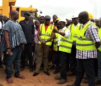 GHANA - WORK ON 5-KM ANOMABO SEA DEFENCE WALL BEGINS