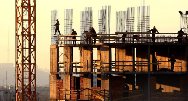 4238105 - silhouette of construction worker 4238105 - silhouette of construction worker