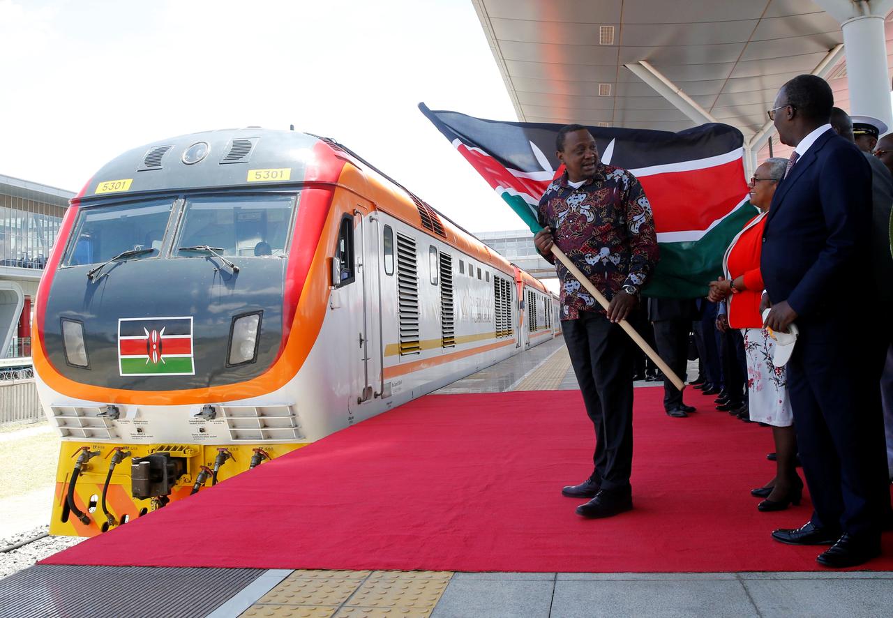 KENYA OPENS CHINESE-BUILT RAILWAY BETWEEN NAIVASHA AND NAIROBI