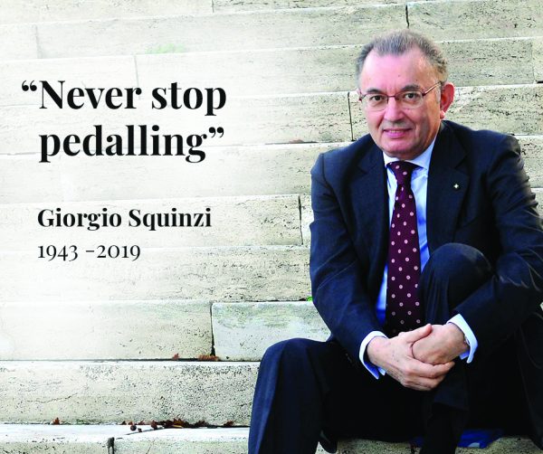 MAPEI MOURNS THE PASSING OF GIORGIO SQUINZI MAPEI MOURNS THE PASSING OF GIORGIO SQUINZI