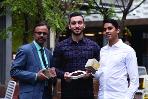 Turning coffee into concrete