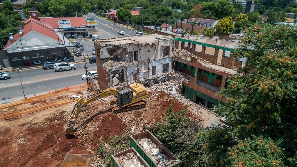 Melrose arch demolition