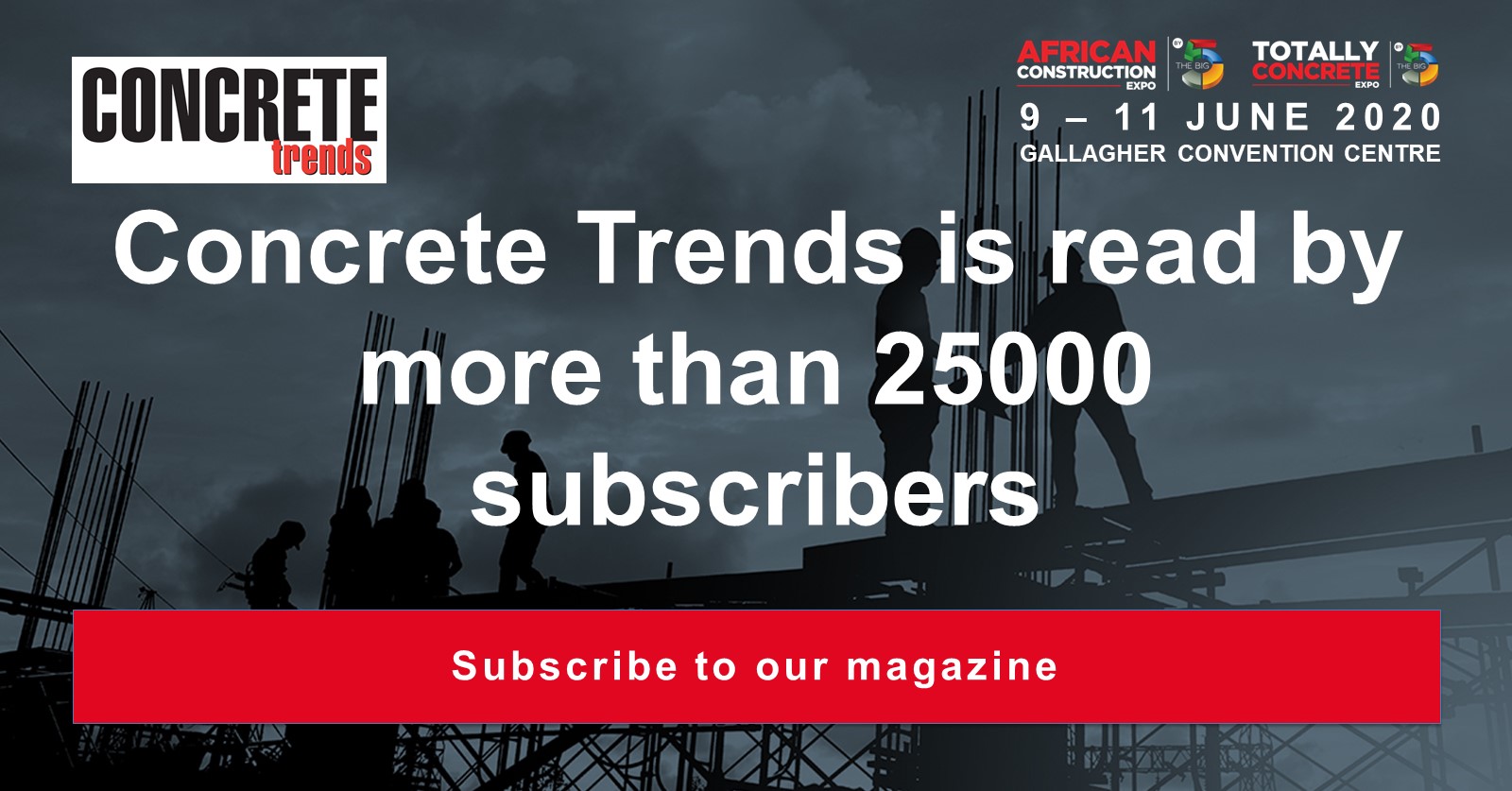 Concrete Trends is read by more than 25000 subscribers