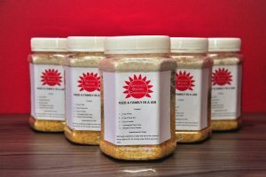 EMPLOYEES BUILDING COMMUNITIES project Feed a Family in a Jar Mandela Day 2020 2