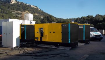 qes 250 mobile diesel generator application