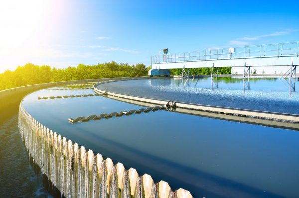 Modern urban wastewater treatment plant Modern urban wastewater treatment plant