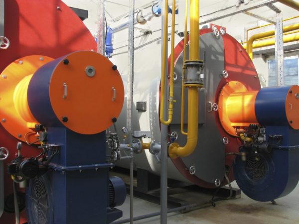 Gas boiler-house