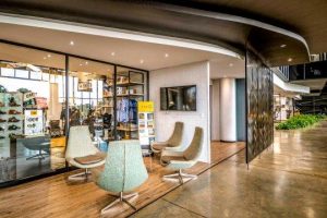 Interior detail of the Barloworld and Caterpillar Head Office and Showroom