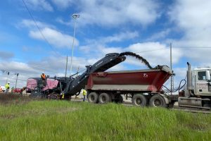 The machine was also equipped with the Wirtgen Performance Tracker