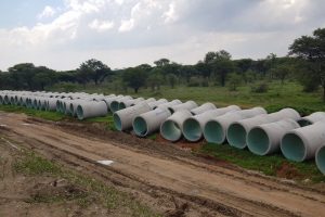 Polokwane HDPE Pipes at site
