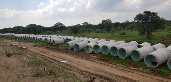 Polokwane HDPE Pipes at site Polokwane HDPE Pipes at site