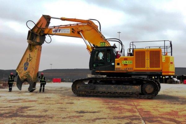 Jet Demolition has over 60 specialised demolition machines in its fleet