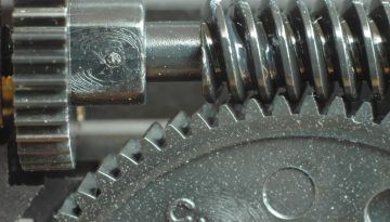 Front View of Worm Gear