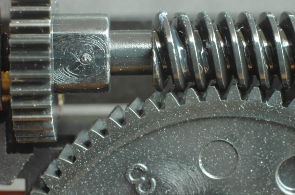 Front View of Worm Gear