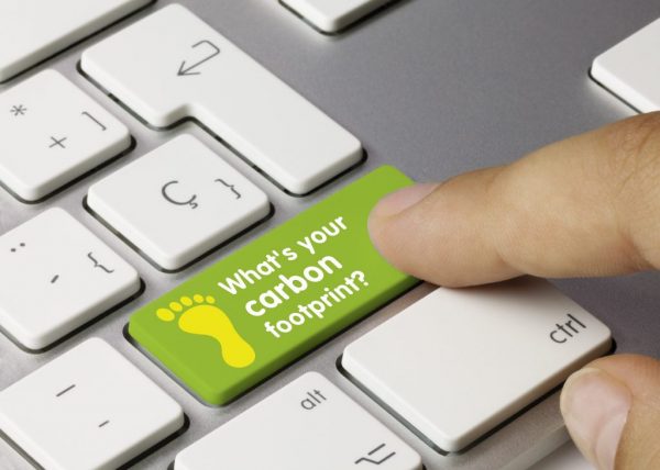 What's your carbon footprint? keyboard finger What's your carbon footprint? keyboard finger