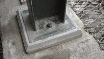 BASE PLATE GROUTING